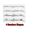 40 Pcs Dual Headed Plastic Toothpicks Portable Storage Box