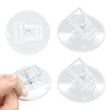 4 Pack Shower Curtain Clips, Windproof Shower Splash Guard，Self Adhesive