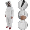 Professional Beekeeping Protective Full Body Jacket Smock Suit with Veil