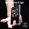 MNGARISTA Badge Holder Carbon Fiber: 0.91oz Lightweight ID Card Holder