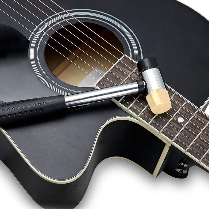 Black Guitar Plastic Hammer Brass and Rubber Head Ukulele Musical