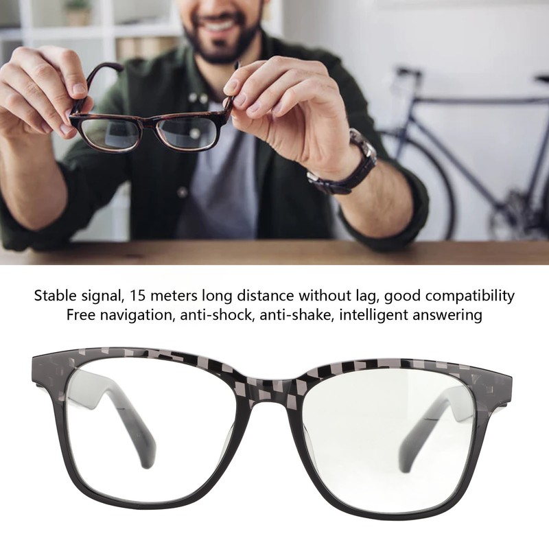 MX10 Smart Glasses Fashionable Waterproof Prevent Blue Light Multifunctional Wireless