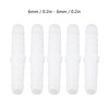Plastic Hose Connector Barbed Fitting Equal Diameter PE Scratch Resistant