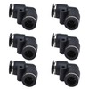 10pcs Pneumatic Connector Durable ABS Replaceable Practical Connecting Accessories for