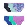 Fruit of the Loom Girl's Breathable Underwear (Pack of 6)