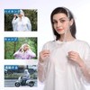 FTXJEHG Raincoat, Disposable Rain Poncho, Pack of 10, Clear, Rainwear,