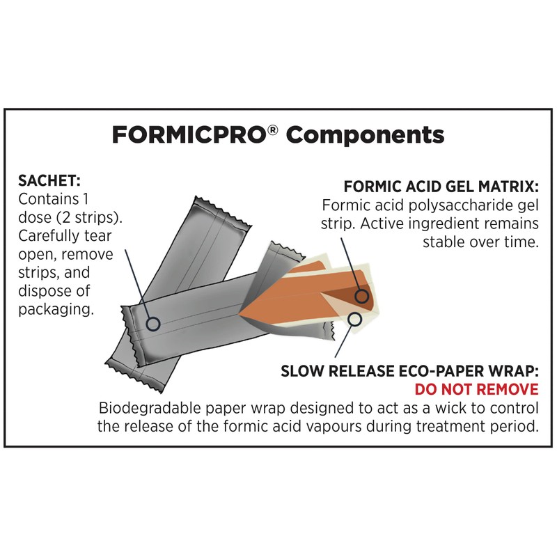 Formicpro for The Treatment of Varroa Mites (2 Dose (4