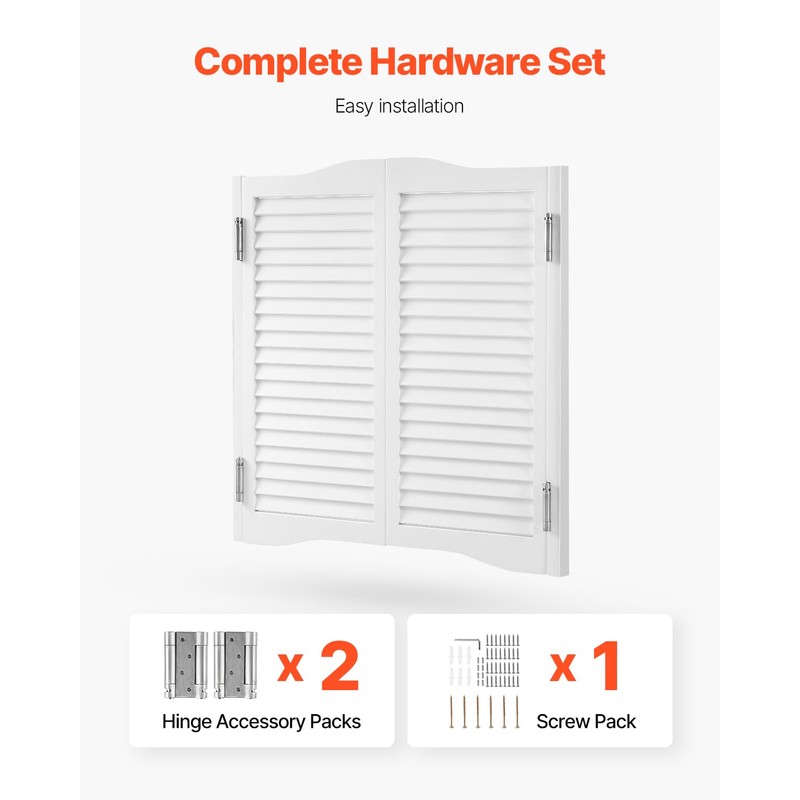 VEVOR Double Saloon Doors, 36" W x 36" H Arched