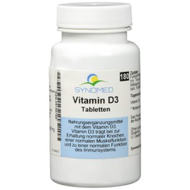 Vitamin D3 Tabletten, 180 Tabletten (75.6 g)