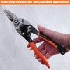 LEONTOOL Tin Snips for Cutting Metal Sheet Straight Cut Aviation