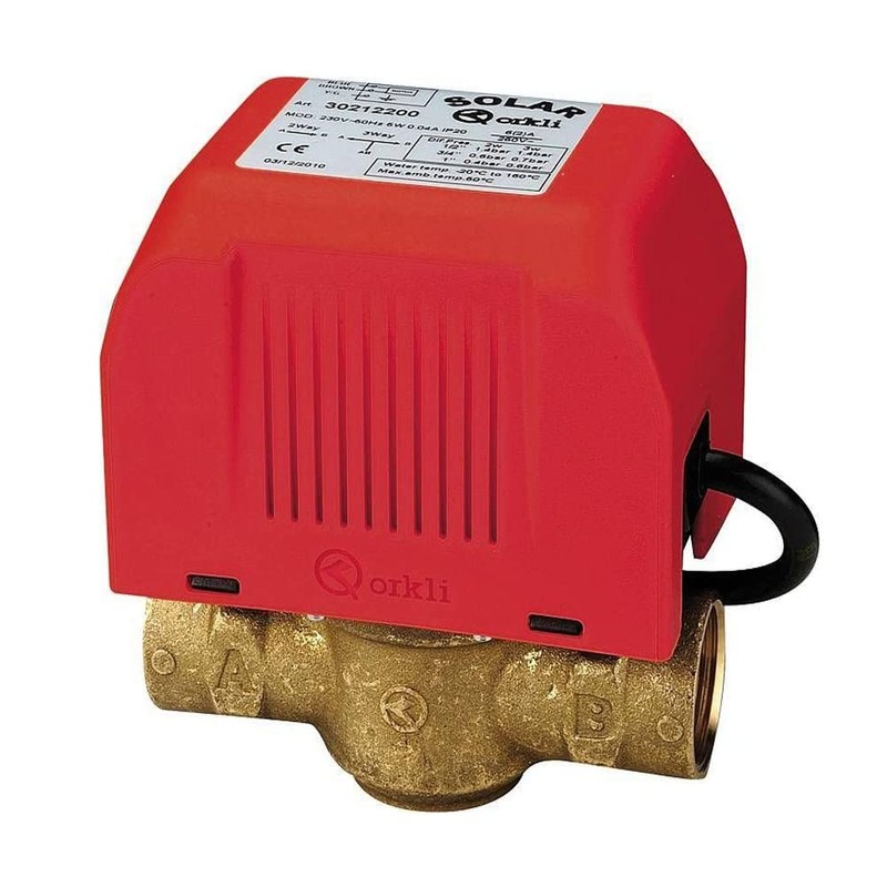 Orkli Two-Way Zone Valve 3/4 Inch Internal Thread with Motor