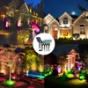 T-SUN RGB Solar Spotlights Outdoor, 5W Solar Lights with 4