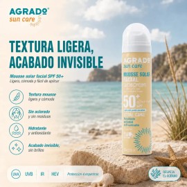 Bloqueador Solar Fps50+ Hidratante Antiedad Agrado 75ml