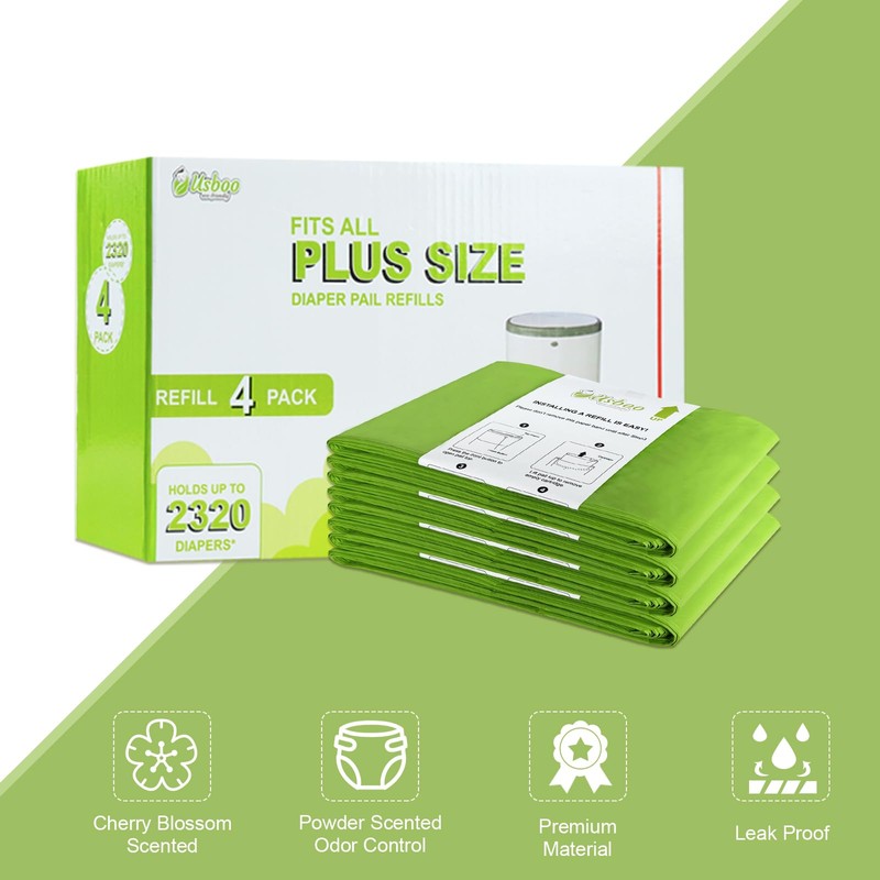 USBOO Refills Compatible with Dekor Plus Diaper Pail | 4