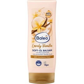 Balea 3er-Set Hautpflege: Soft-Öl Balsam LOVELY VANILLA beruhigt sehr trockene Haut mit Macadamianussöl, 200 ml + Bodylotion Creme-Öl MINDFUL MOMENT blumig-sinnlich, 40% Ölanteil, 2 x 200 ml (600 ml)