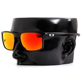 IKON LENSES Polarized Replacement Lenses - Compatible With Oakley Sliver XL Sunglasses (Fire Orange)