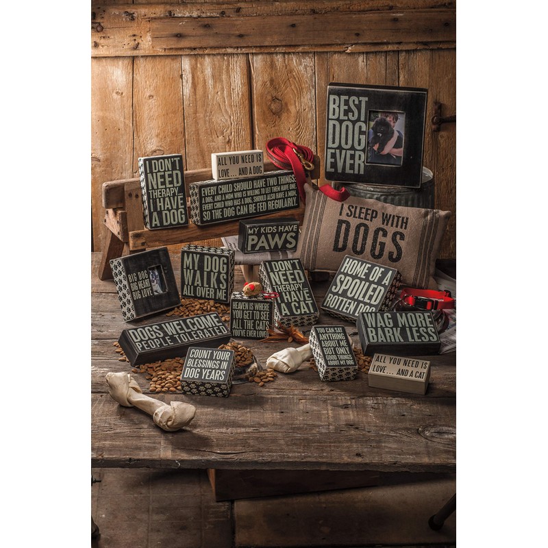 Primitives by Kathy Box Frame, 10-Inch, Best Dog Ever