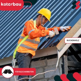 KOTARBAU® Wooden Hammer Diameter 65 mm for Carpenters Sheet Metal Working Carpenters Billet Carpenter's Hammer