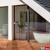 SOTECH Pack of 5 Aluminium Patio Door Handles Concealed Screw