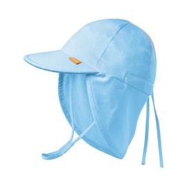 FURTALK Baby Sun Hat UPF 50+ UV Ray Sun Protection Cotton Toddler Hats for Boys Girls Blue