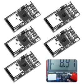 Pack of 5 USB Fast Charge Decoy Trigger Module Type C, PD/QC/AFC Decoy Board for Fast Charging Technology, Supports PD3.0/PPS/QC4+/FCP/AFC