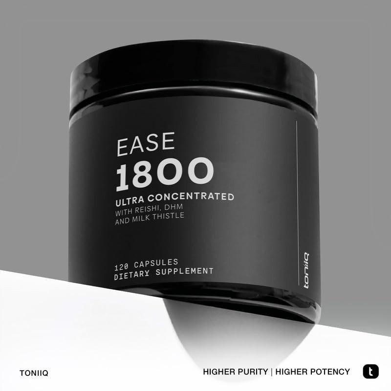 Toniiq Ease with DHM - Full Liver Support for a