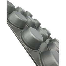 MIDHILL® 12 Cup Muffin Tray Non-Stick Carbon Steel Muffin Pan Strong Durable