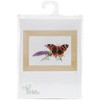 Thea Gouverneur Butterfly/Buddleja On Aida Counted Cross Stitch Kit, 18
