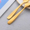 Bisda 8-Piece Coffee Spoon Set, 18/10 Stainless Steel Gold Tea