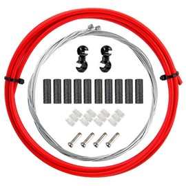 Shift Wire, Shift Outer Cable, Bicycle Parts, Shift Cable, Bicycle Shift Cable, Bicycle Replacement Part, Multi-functional, Durable, Mountain Bike, Road Bike, Folding Bicycle (Red)