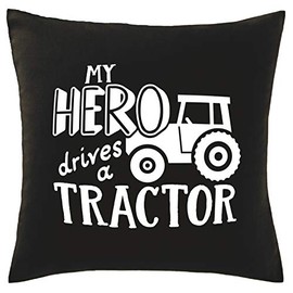 Hippowarehouse My Hero Drives a Tractor Printed bedroom accessory cushion cover case 41x41cm