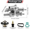 Aluminium Engine Coolant Thermostat Housing Kit Compatible with Compass Patriot
