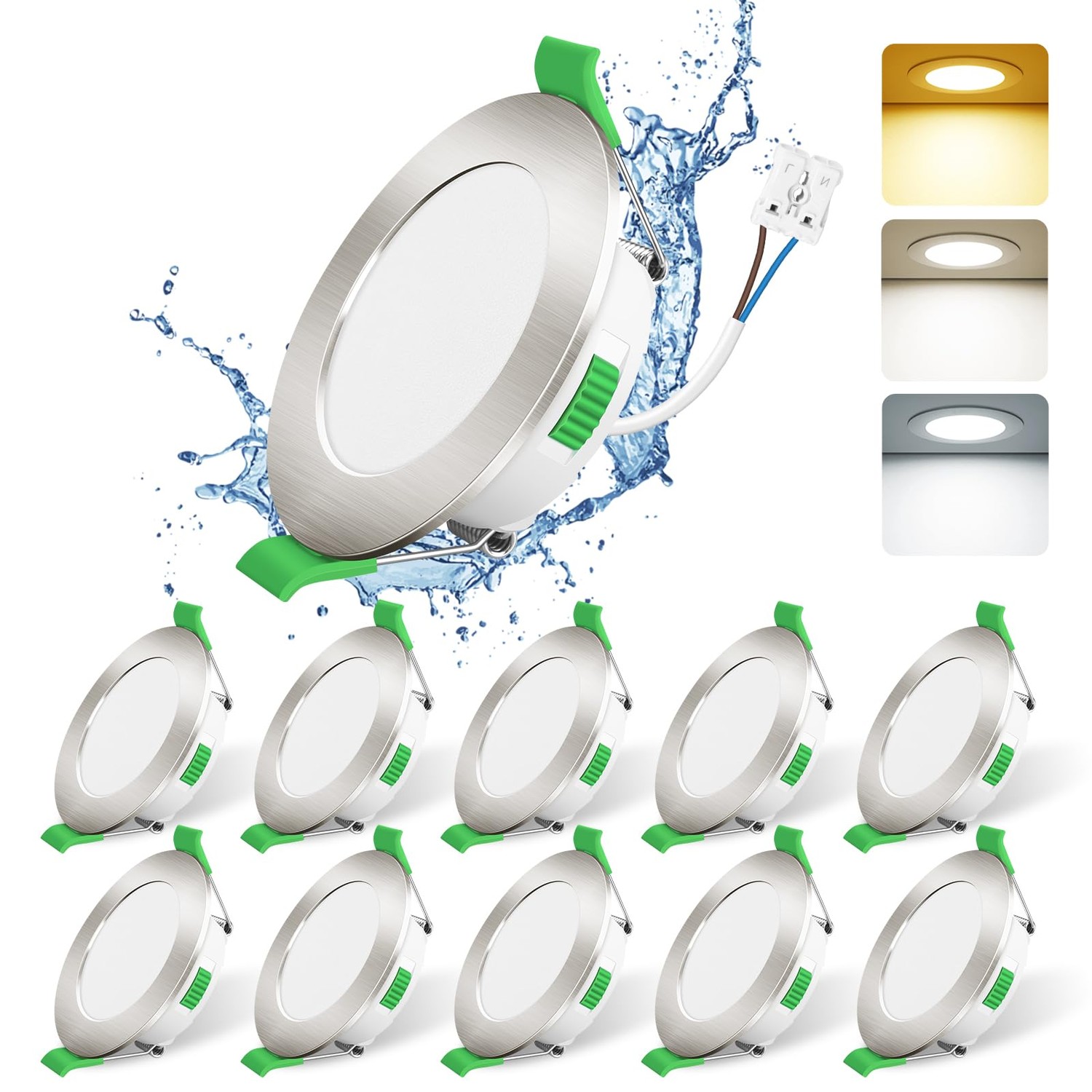 ALUSSO LIGHTING Recessed Spotlight LED, 5 W 460 Lumen LED Recessed