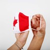 Bodico Canadian flag Cotton Fabric Reusable Face Mask for Adults,