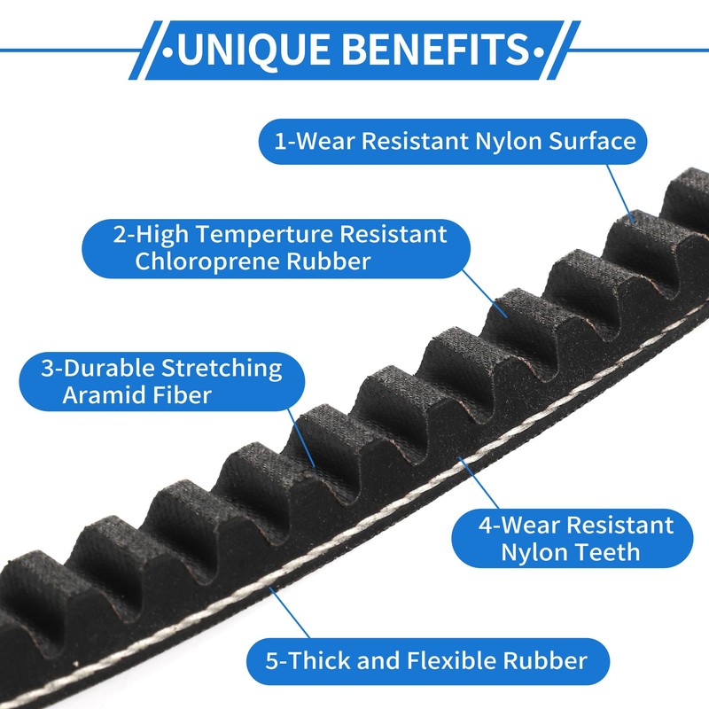 VekAuto Drive Belt No.2760143E00000 V-Belt for Suzuki Let's 50