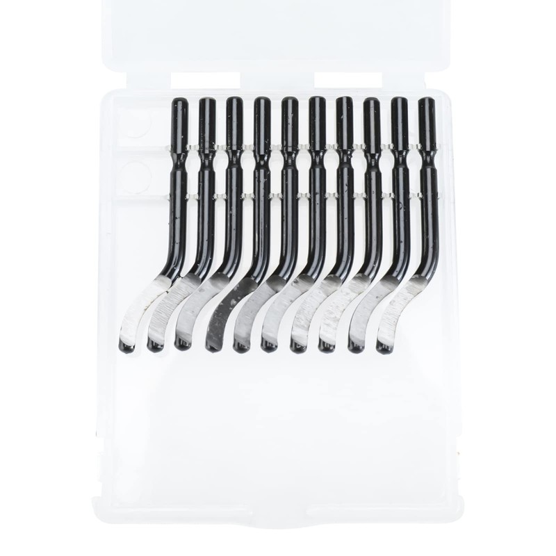 NORJIN Deburring Tool Set with 10 High-Speed Steel Rotary Burr