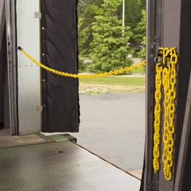 Mr. Chain Loading Dock Kit, Yellow, 2-Inch Plastic Chain (72302)