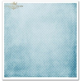 ITD Collection - Scrapbooking package 12 x 12 inches, scrapbooking paper, decorative paper, decoupage, card making, paper size - 310 x 320 mm (retro polka dots, SLS-015)