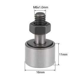 sourcing map Cam Driver Needle Bearing, Standard Bolt KR16 (Pack of 2)