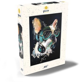 MyPuzzle French Bulldog with Headphones - Premium 1000 Piece Puzzle - MyPuzzle Special Collection by Puzzle Galaxy