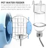 POPETPOP Botella de agua para animales pequeños sin goteo, paquete
