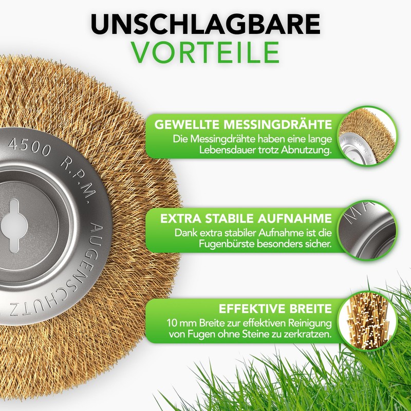 GARLINGO Joint Brush, Compatible with Einhell BG-EG 1410, GC-EG 1410,