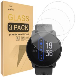 Mr.Shield Screen Protector compatible with Suunto 9 Peak and 9 Peak Pro [Tempered Glass] [3-Pack] [Japan Glass with 9H Hardness]