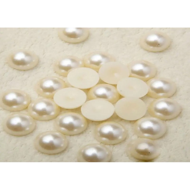 Media Perla, Manualidades, Bisutería, Decoración,6mm, 500pz.