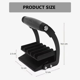 Panel Carrier for Plywood & Drywall – Heavy Duty Sheet Lifting and Carrying Tool with Non-Slip Grip, Ergonomic Single-Hand Clamp for Wood, Cement Board, Panels