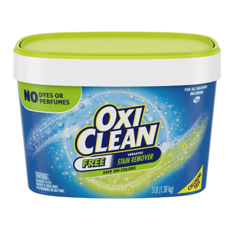 OxiClean Free Versatile Stain Remover Powder, No Dyes or Perfumes,
