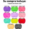 Set de 2 Tapetes Limpiadores de Silicona para Brochas Maquillaje,