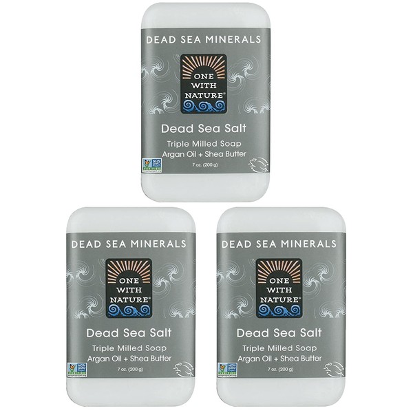 DEAD SEA Salt SOAP 3 PK - Shea Butter, Argan
