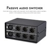 Nobsound 1-IN-3-OUT XLR Audio Switch, Balanced Audio Converter, 3-Way Stereo