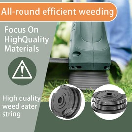 2Pcs Replacement Strimmer Line,Compatible with Bosch Advanced Grasscut 36, Art 36-36 LI, ART24/24+, Art 27/27+, Art 30/30 Standard Double Autofeed Nylon Spool Wire